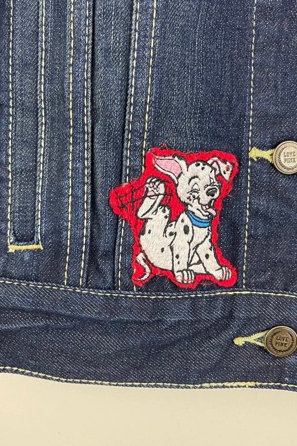 Disney dog hot sale denim jacket