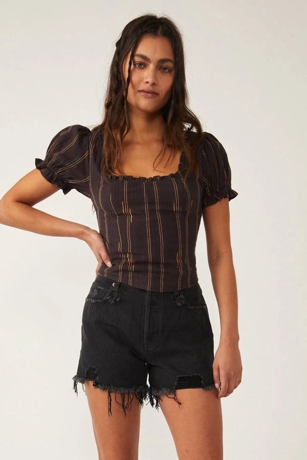 Free People Cotton Corset Top