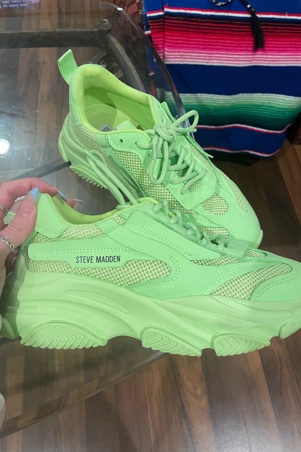 Steve Madden Lime Possession Sneaker Athletic Shoe – Savvy Salvage Thrift