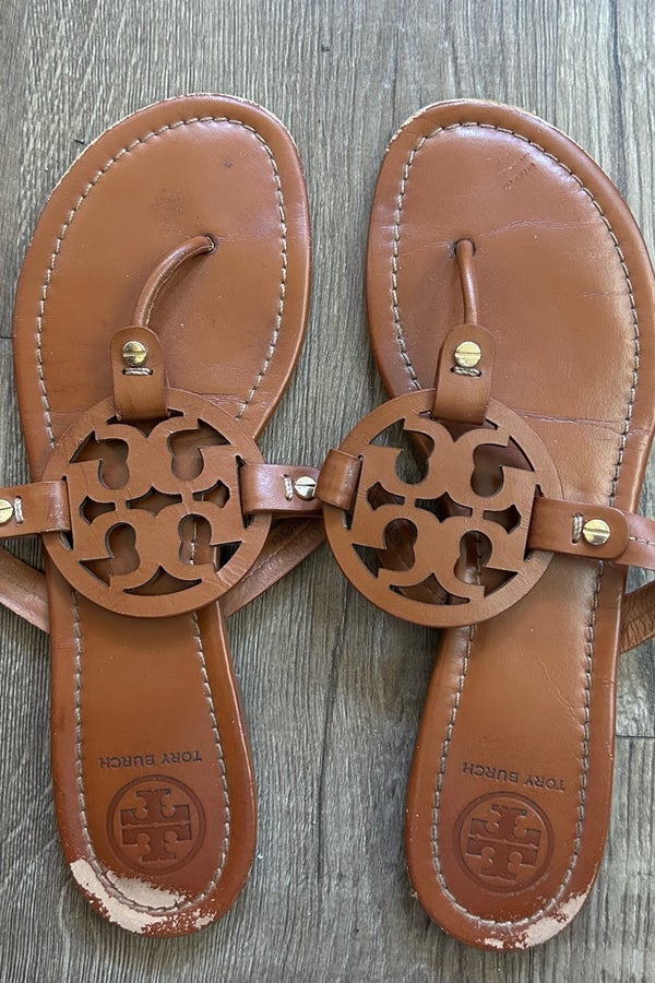 Tory Burch Brown Miller Sandals 10 | Nuuly Thrift
