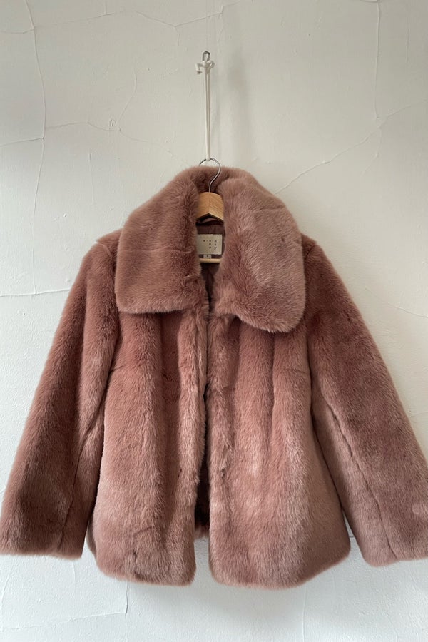 A new day faux fur clearance coat