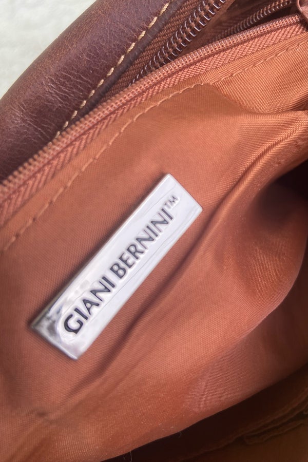 Vintage Giani Bernini Black Rectangular Shoulder Bag