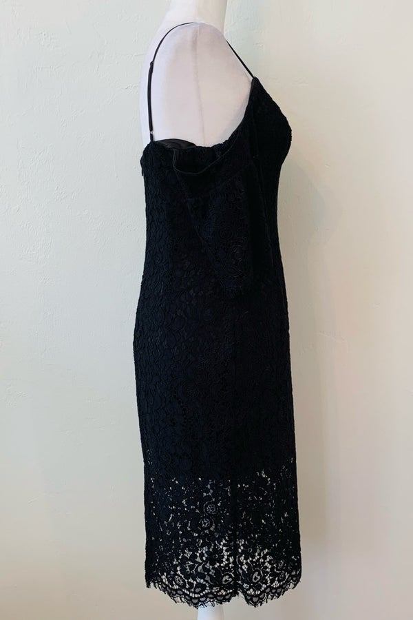 Bardot Karlie Black Lace Dress Size 6
