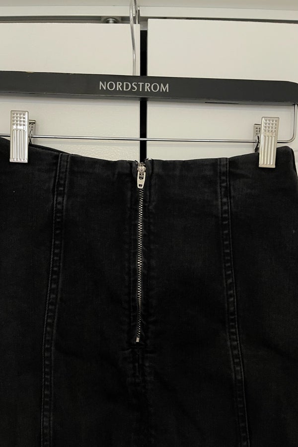 Black denim on sale skirt nordstrom rack