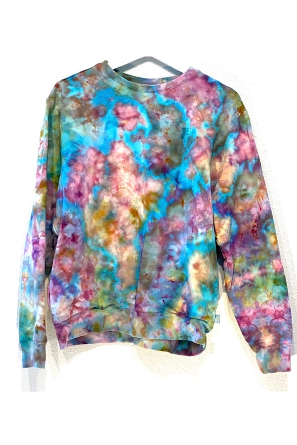 Fila tie dye sales sweatshirt