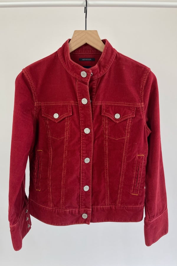 Y2K Red Corduroy Jacket | Nuuly Thrift