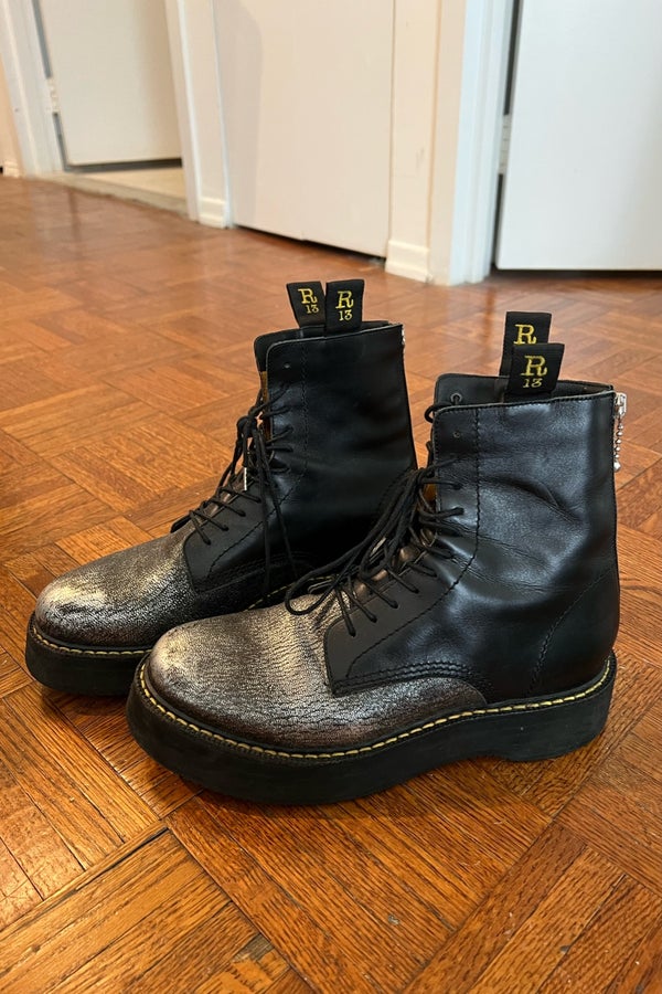 Combat boots hot sale size 10