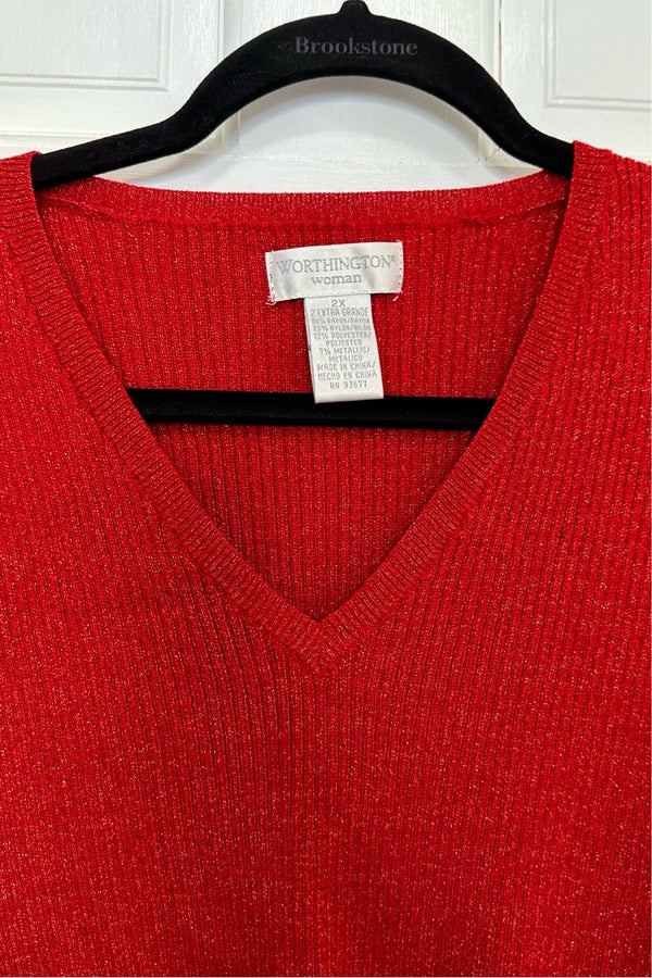 Worthington v sales neck sweater