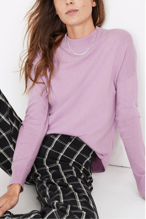 Madewell mock neck on sale sweater