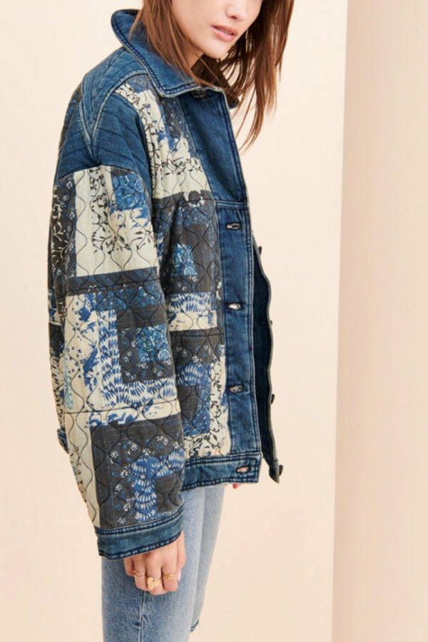 Free People Pieced Together Jacket, S 