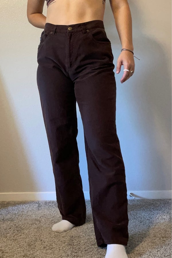 Vintage Brown High Waisted Ralph Lauren Boyfriend | Nuuly Thrift