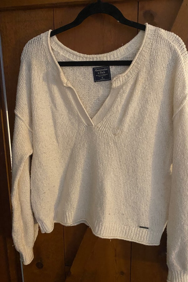 Abercrombie \u0026 Fitch Cream Sweater 
