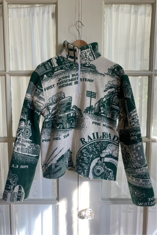railroad blanket jacket Nuuly Thrift