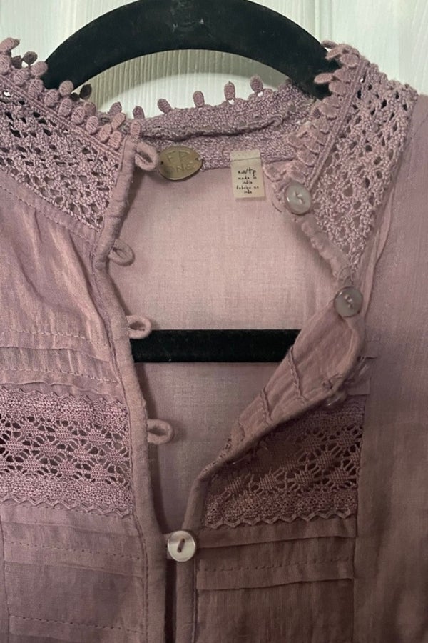 free people sydney mini shirt dress