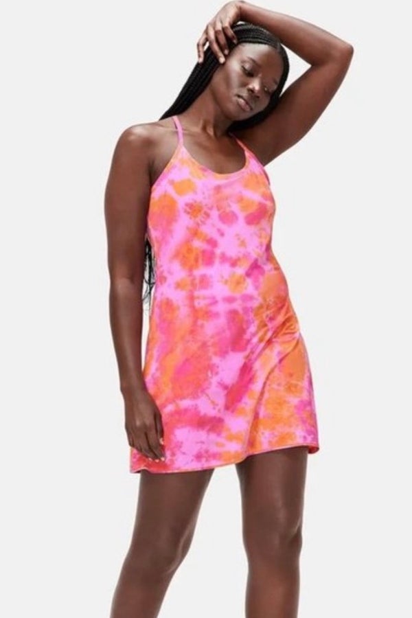 Tie Dye Outdoor Voices Exercise Dress