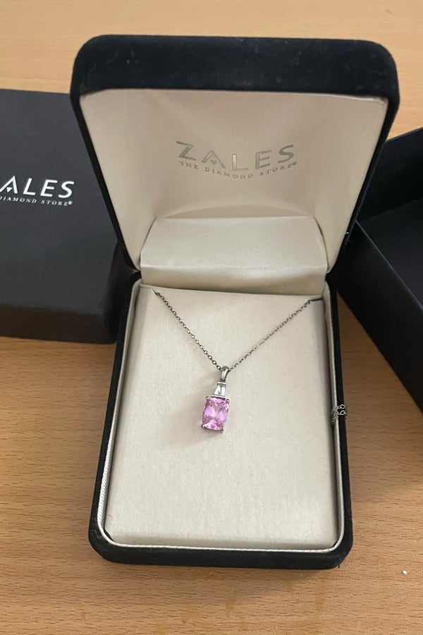 Sapphire clearance necklace zales