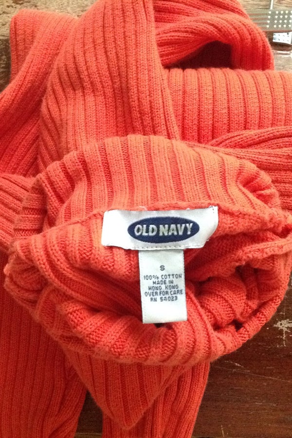 Old navy cheap orange sweater