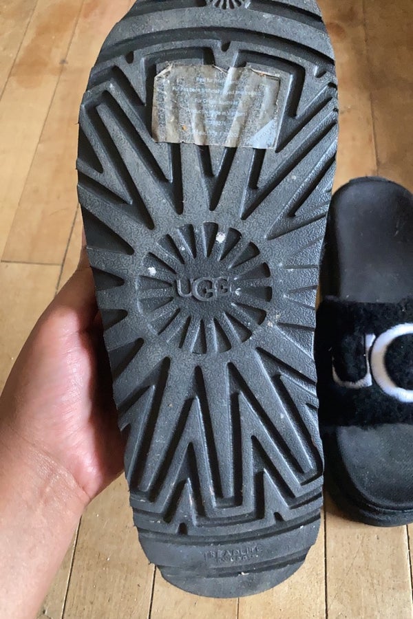 Laton discount fur slides