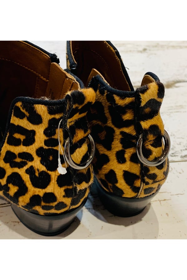 franco sarto bette bootie leopard