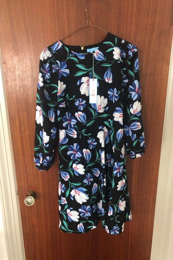 Draper James Floral Smocked Sleeve Dress, size 2