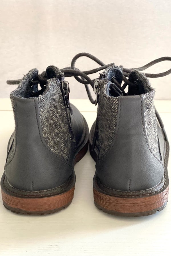 Zara tweed clearance boots