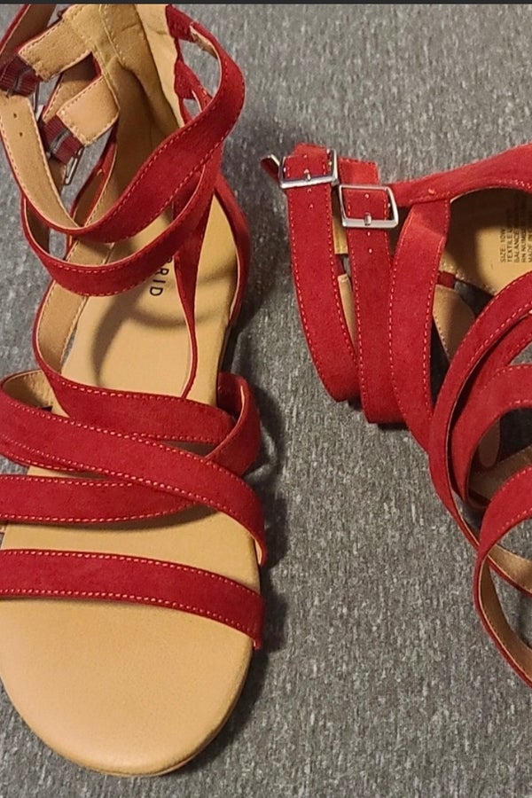 Red Torrid Sandals 10W | Nuuly Thrift