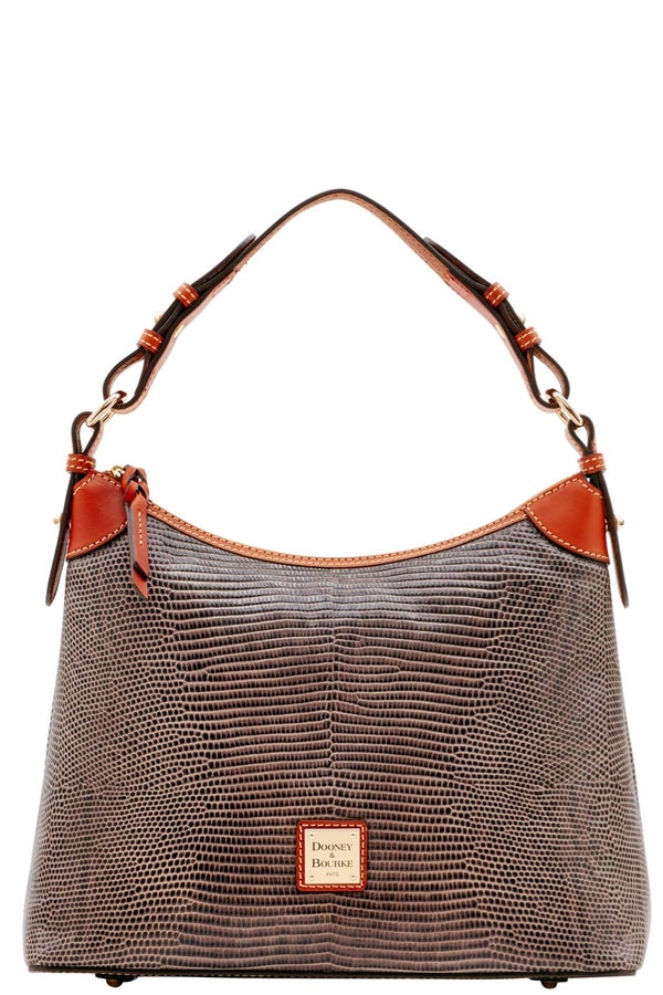 Dooney and bourke lizard embossed online hobo