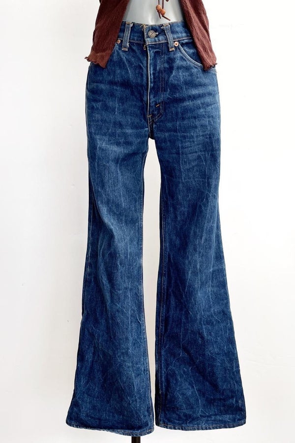 70s Levi's orange tab bell bottom flare jeans 29 x 31 – Cute Little Ruin  Vintage