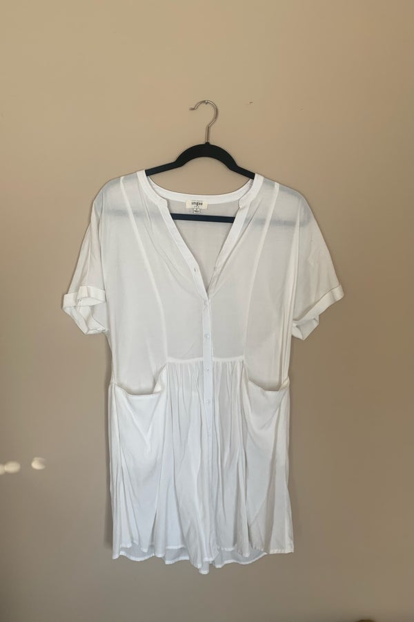 UMGEE White short sleeve dress | Nuuly Thrift