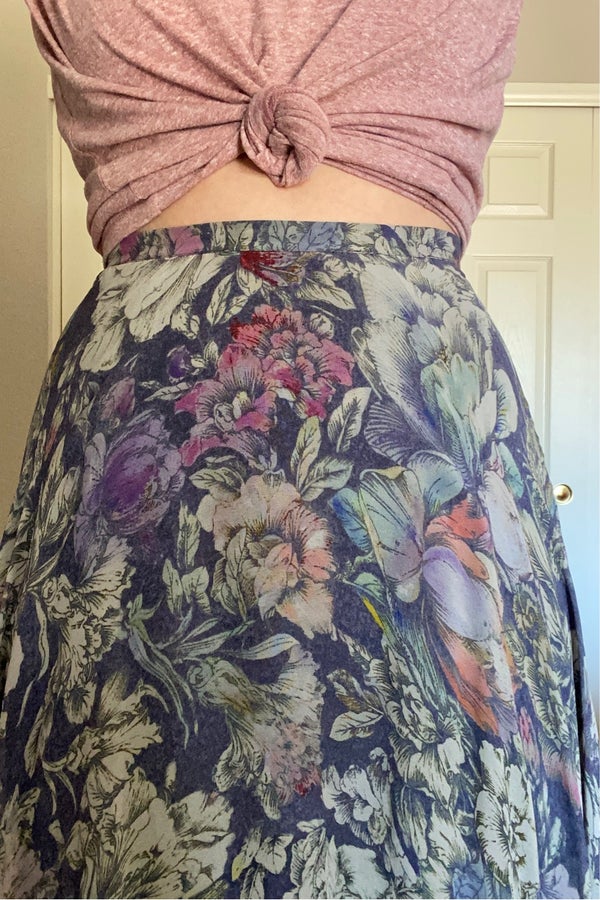 Miele floral 2025 midi skirt