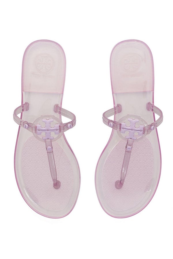 pink jelly tory burch sandals