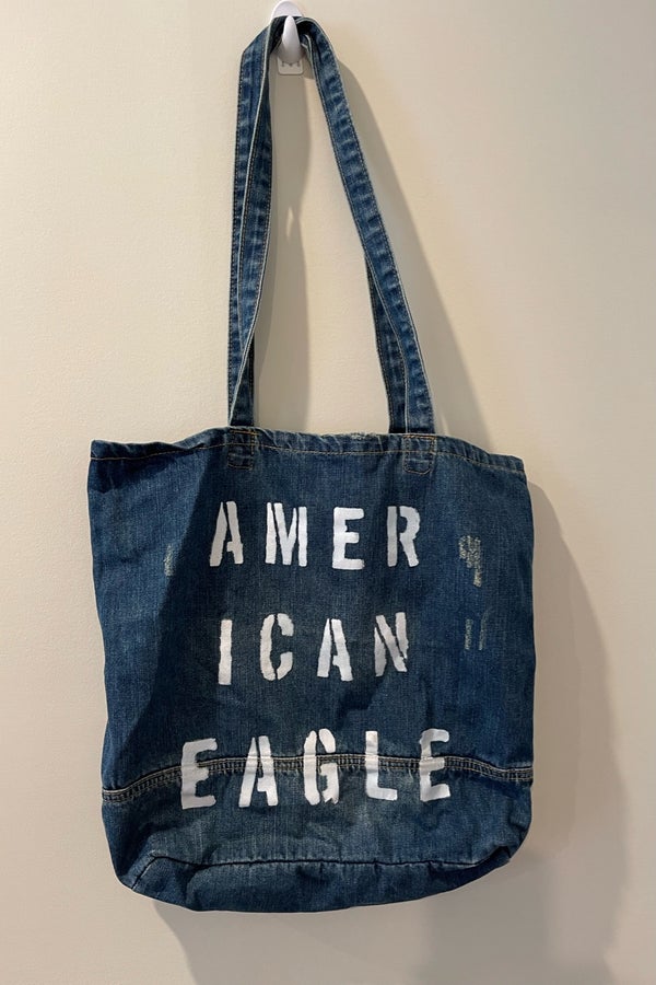 American eagle denim hot sale tote bag