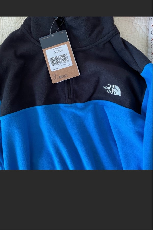 NWT North Face TKA Glacier 1/4 Zip in TNF Blue / T | Nuuly Thrift
