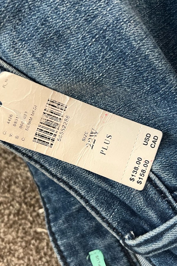 size 22w jeans