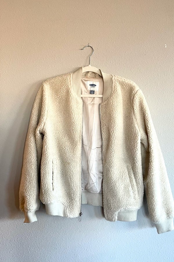 Sherpa bomber jacket outlet womens