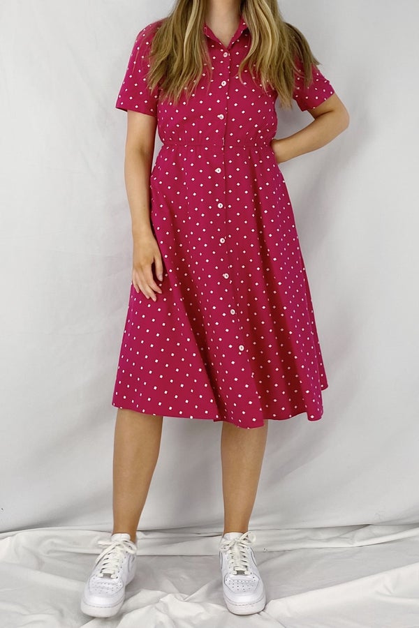 Liz claiborne polka dot hot sale dress