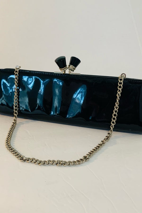 Aldo Black Patent Leather Clutch | Nuuly Thrift