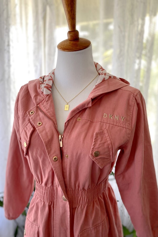 Dkny pink outlet coat