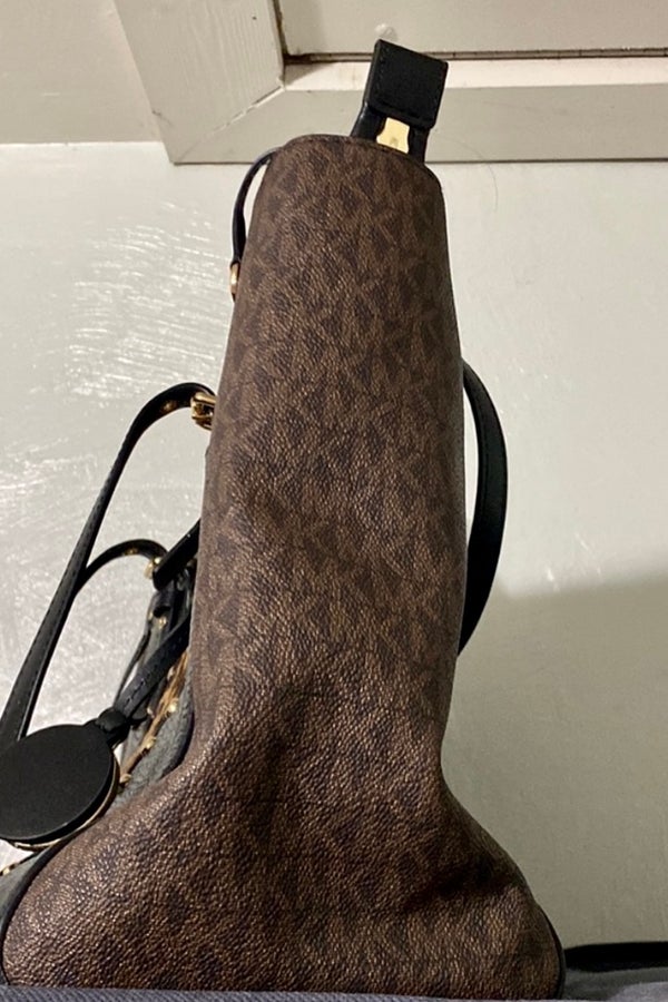 Michael kors hot sale leopard tote