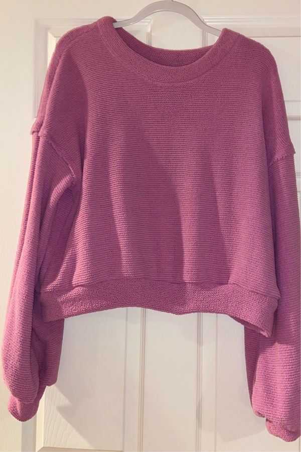 Free People Pink Beach Happy Pullover | Nuuly Thrift