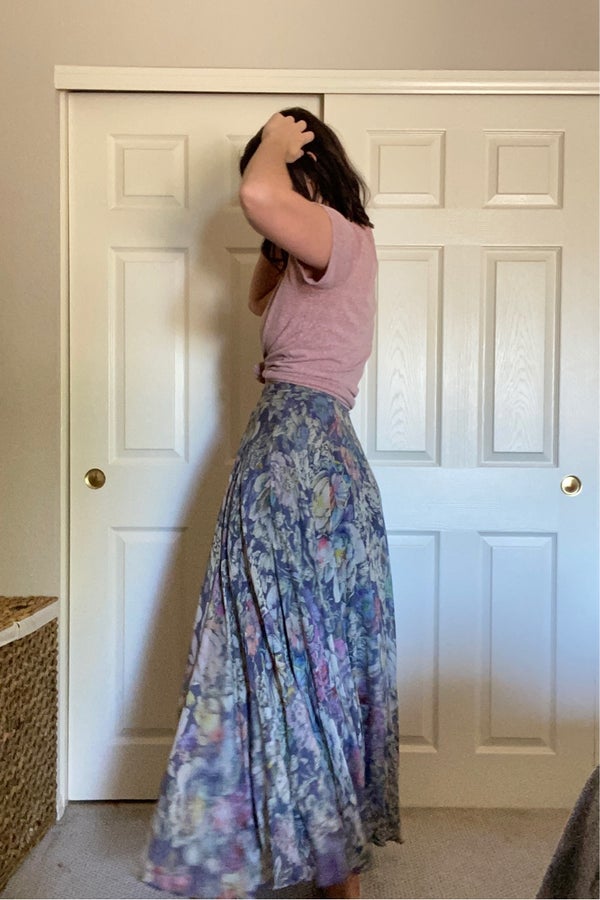 Miele floral 2025 midi skirt