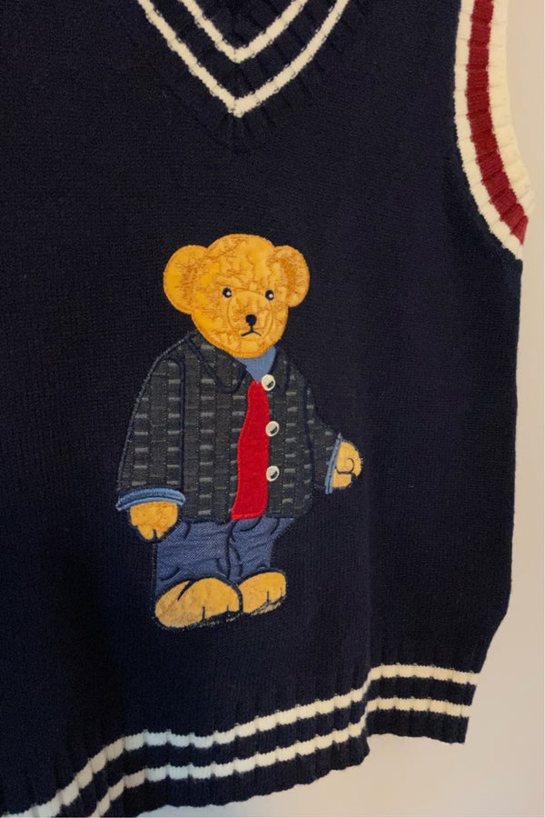 Tuckernuck Vintage + Navy Bears Sweater Vest