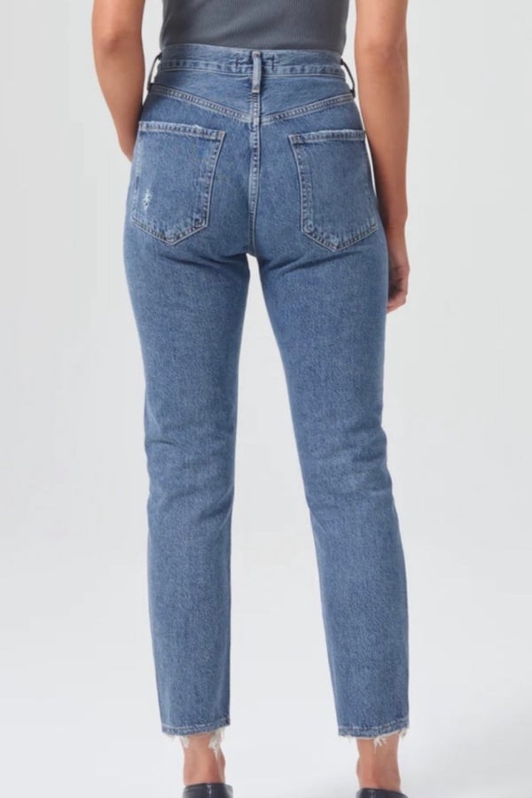 Agolde High Rise Riley Jeans in Frequency Nuuly Thrift