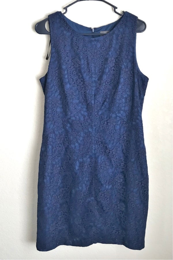 Vince camuto navy outlet lace dress