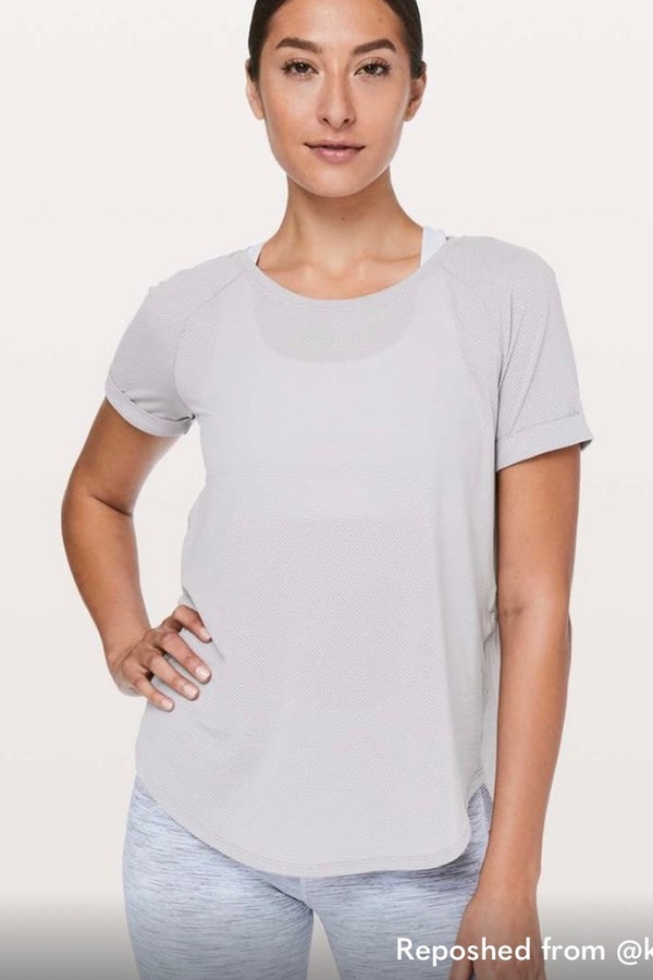 Lululemon Open Up Tie Back T-Shirt