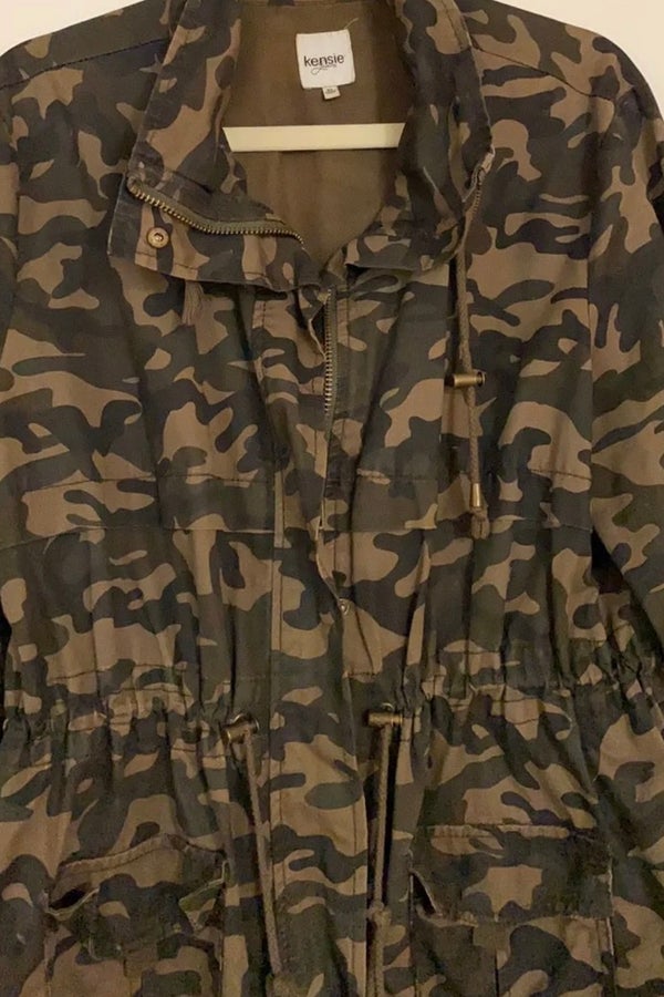 Kensie clearance camo jacket