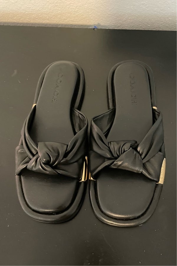 Brand New Black Coach Sandals | Nuuly Thrift