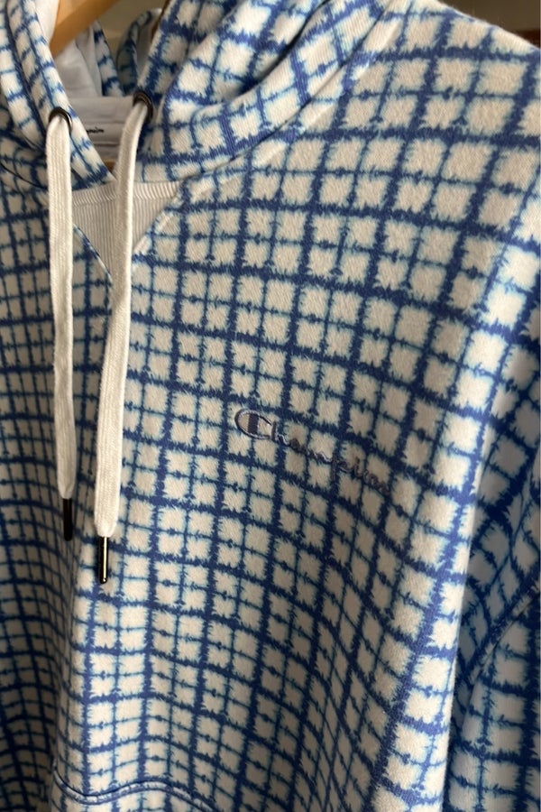 Champion discount checkered hoodie