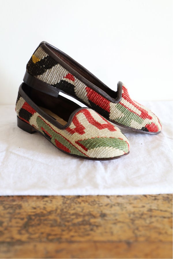 Res Ipsa Multicolored Kilim Loafers 