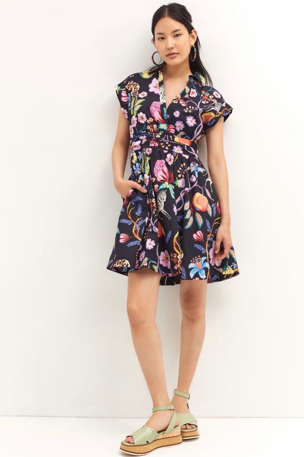 Anthropologie Maeve Floral Mini Dress | Nuuly Thrift